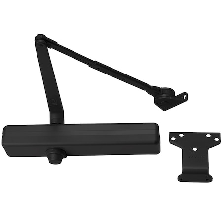 Lcn Hold Open Arm w/62PA Shoe Door Closer, Black 1461-HW/PA BLACK